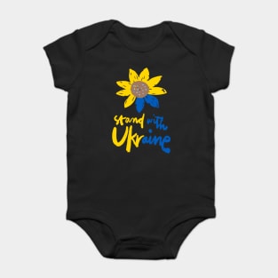 Stand With Ukraine Baby Bodysuit